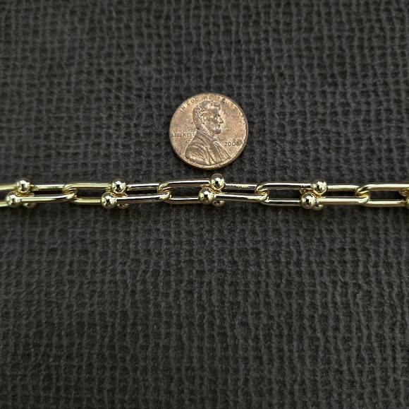 House🏠 of Harlow 1960 Gold💛 U-Link Chain⛓️ Necklace - NWT - Picture 6 of 15